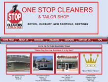 Tablet Screenshot of 1stopcleaners.com